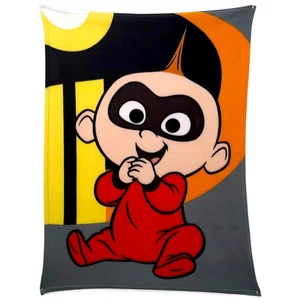 Disney Pixar The Incredibles Jack-Jack Fleece Throw Blanket 50" x 37" - Picture 1 of 6