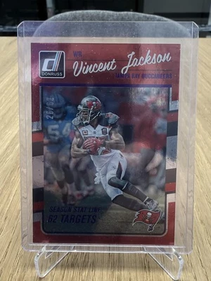 Donruss #278 2016 Vincent Jackson Stat Line temporada #/62 Foto 1 de 2