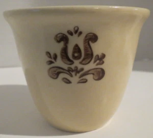 Tazza marmellata/relish/crema Pfaltzgraff Village marrone e crema - Foto 1 di 8