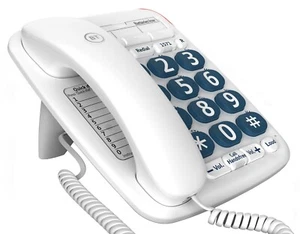 BT Big Button 200 Corded Landline House Phone, Home Phone, Elderley Friendly Big - Picture 1 of 2