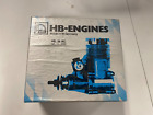 NIB GRAUPNER HB 25 RC .25-SIZE NITRO/GLOW ENGINE R/C AIRPLANE W/MUFFLER AND BOX