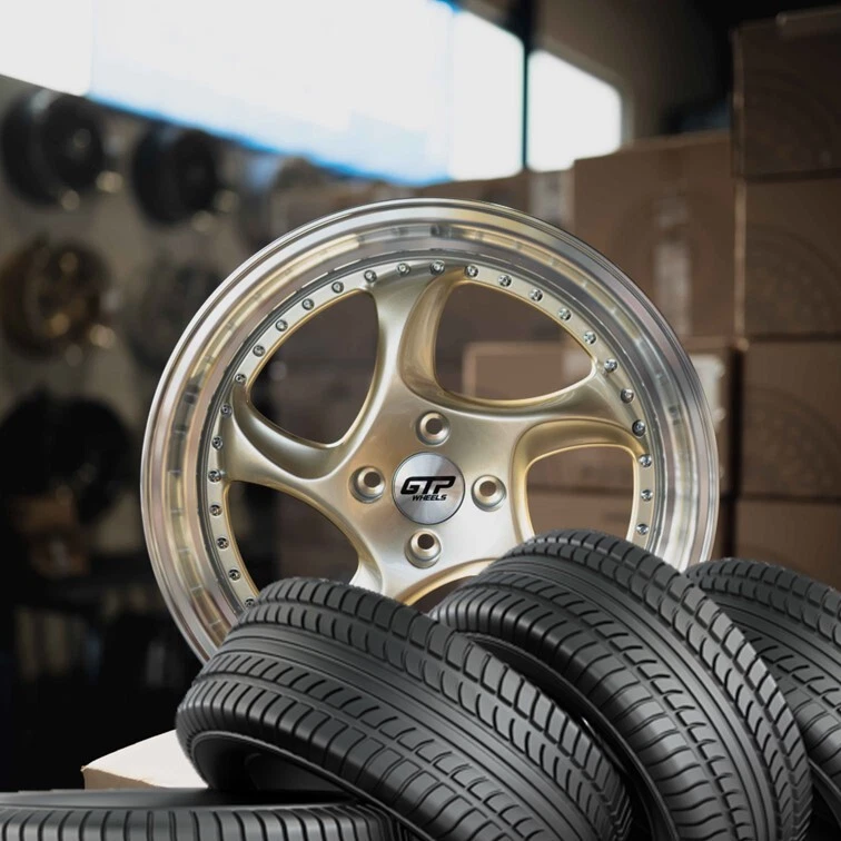 Sommerräder 17" GTP 083 Champagner poliert - NANKANG 185/35 R17 - Bild 1 von 1