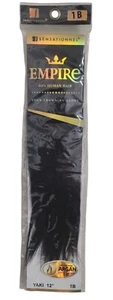 Sensationnel Empire Yaki Human Hair - 1 pack (12 inch, 1B OFFBLACK) - Picture 1 of 8
