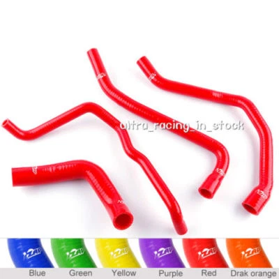 Red For TRIUMPH SPEED TRIPLE 955i 2003 Radiator Silicone Coolant Hoses 4PCS - Image 1 of 4