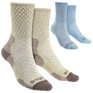 Bridgedale - Ladies Walking Light Merino Wool Padded Sole Boot Socks - Picture 1 of 5