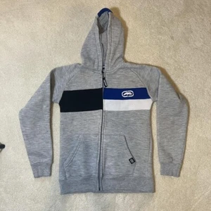 ECKO UNLTD. Kids Large (14-16) Full Zip Hoodie Gray/blue/white - Picture 1 of 7