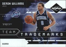 2009-10 Limited Team Trademarks Utah Jazz Basketball Card #15 Deron Williams /99
