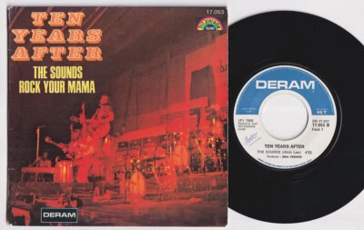 TEN YEARS AFTER * 1968 BLUES BOOM PSYCH * 1971 FRENCH 45 * Listen! - Image 1 of 2