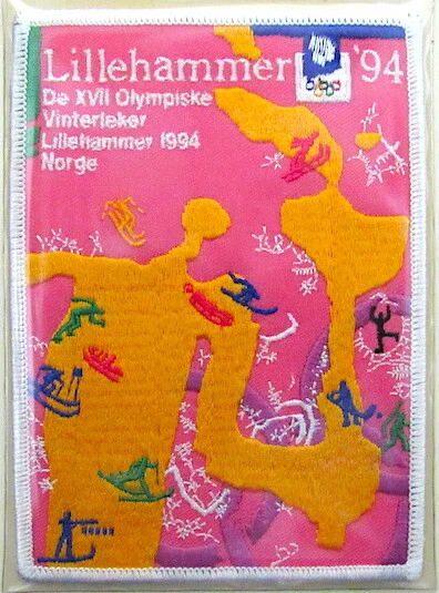 1994 WINTER OLYMPICS XVII Lillehammer Norway OLYMPIC GAMES PATCH Willabee & Ward - Image 1 of 1