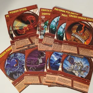 2008 Bakugan neue Vestroia Serie 1-8f Fähigkeit Spielkarten-Sie wählen - Bild 1 von 17