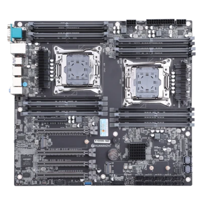 INTEL X99-F8D Plus Mainboard LGA2011-3 Sockel| 16 x DDR4 DIMM| M-ATX Dual-CPU - Bild 1 von 4