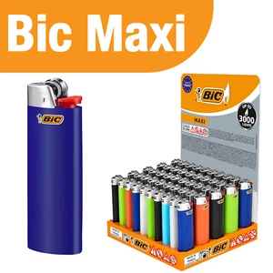 BIC J26 Feuerzeug Maxi Standard 50er Tray | 50 Stück Reibrad-Feuerzeuge - Bild 1 von 8