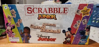 Scrabble Junior: Disney Junior Edition Board Game, Double -Sided Game Board, Mat - Image 1 of 3