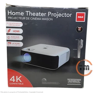 RCA RPJ275 Native 1080P 4K Compatible Home Theater Projector (1920 X 1080) [LN]™ - Picture 1 of 9