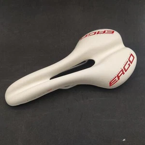 Silla de montar de diseño ergonómico ERGO Force 130 Cr-MO 270x130 mm hecha por velo blanco - Imagen 1 de 5