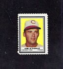 1962 Topps Stamp, Jim O'Toole, Cincinnati Reds, EX-MT !