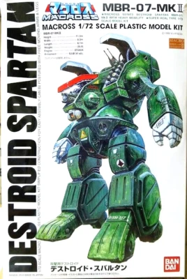 Bandai Robotech Macross 1/72  Attack Destroid Spartan model kit - Image 1 of 3