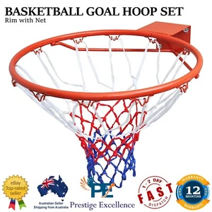 Basketball Goal Hoop With Rim Net Outdoor Replacement Sports Ring Steel Frame AU - Picture 1 of 5