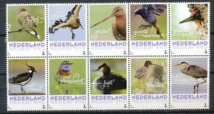 PERSOONLIJKE POSTZEGELS - 10 VOGELS IN NEDERLAND PP496ccc - Picture 1 of 1