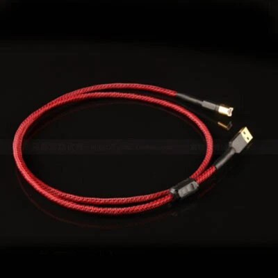 HIFI USB Cable DAC A-B Alpha OFC Digital Audio A to B high-end Hifi Data Cable - Image 1 of 4