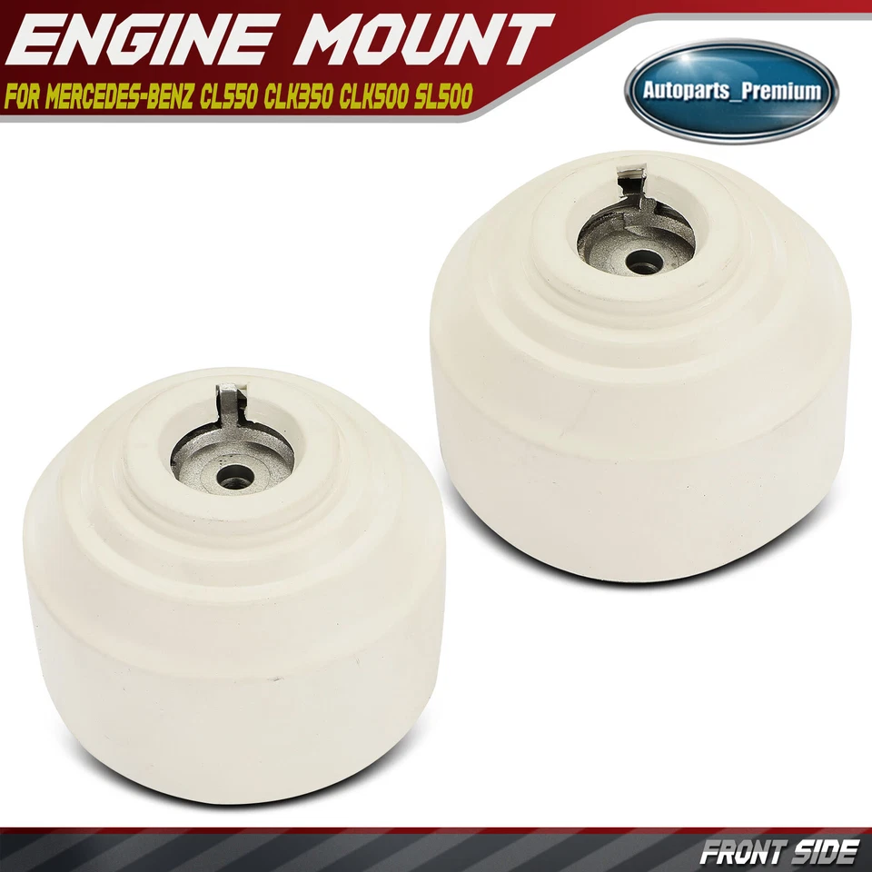 Soporte de motor 2 piezas para Mercedes-Benz C350 CL550 CLK350 CLK500 SL500 SLK300 Foto 1 de 4