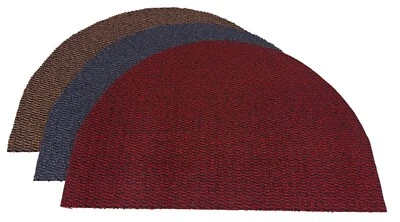 Schmutzfangmatte halbrund Halbmond Türmatte Fußmatte extra flach nur ca. 3 mm - Bild 1 von 4