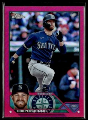 2023 Topps Chrome Update Magenta Cooper Hummel /399 Seattle Mariners #USC120 - Image 1 of 2