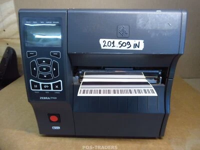 Zebra ZT420 Thermal Barcode Label Printer  - 201,509 INCH - SCRATCH IN DISPLAY - Bild 1 von 4