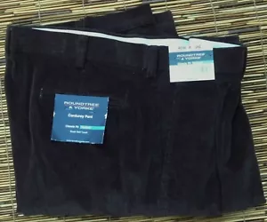 PANTALONES DE PANA CHOCOLATE SÚPER SUAVES CALCE CLÁSICO ROUNDTREE & YORKE PARA HOMBRE LISTA $59 - Imagen 1 de 9
