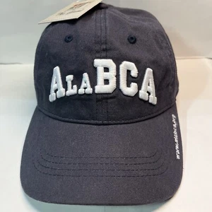 Alabama Baseball Coaches Association Navy Blue The Game Buckle Adjustable Hat - Picture 1 of 9