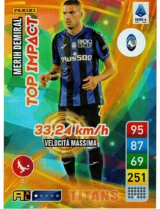 PANINI CALCIATORI ADRENALYN XL TITANS 2023 CARD N. 7 DEMIRAL TOP IMPACT ATALANTA - Picture 1 of 2