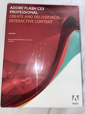 Adobe Flash CS3 Professional - Sealed - Image 1 of 2