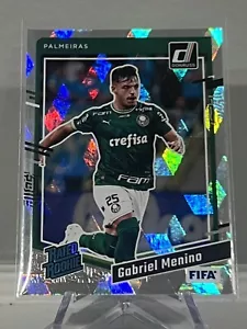 Gabriel Menino 2023-24 Donruss Fußball #200 bewertet Rookie Cubic Prizm Palmeiras - Bild 1 von 2
