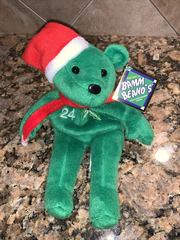 Salvino’s Bamm Beano’s Ken Griffey Jr. #24 Vintage Christmas Bear 1998 Cover