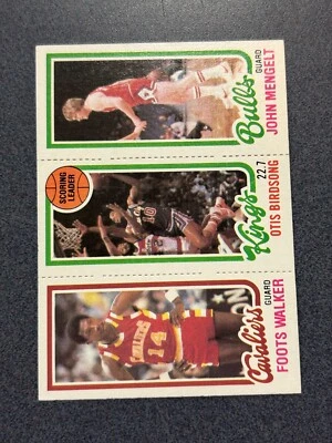  1980-81 Topps Otis Birdsong, Foots Walker, John Mengelt @QS46 - Image 1 of 2