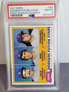 1981 Topps - Future Stars #302 Fernando Valenzuela, Mike Scioscia, Jack Perconte