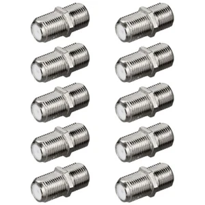 10x F-Verbinder F-Kupplung SAT Kabel Verbinder F-Buchse Kupplung Verlängerung - Bild 1 von 1