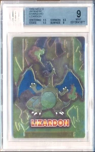 1999 Pokemon Meiji 3 Japanese Charizard Lizardon BGS 9 - Picture 1 of 2