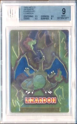 1999 Pokemon Meiji 3 Japanese Charizard Lizardon BGS 9 - Image 1 of 2