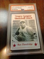 1986 Negro League Stars Ray Dandridge PSA 10 Gem Mint Pop 8 Fritsch