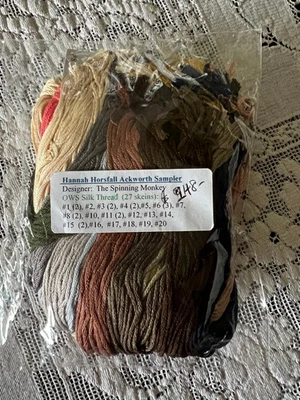 Olde Willow Thread Pack for Hannah Horsfall Ackworth Sampler - Image 1 of 2