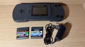READ INFO - Atari Lynx 1 Console with IPS Display + Games + AC