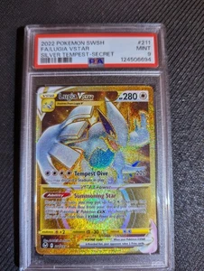 Lugia VSTAR Full Art 211/195 PSA 9 Mint Secret Rare Gold Silver Tempest - Picture 1 of 2