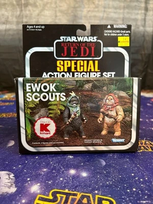 STAR WARS - Ewok скаутов специальный набор фигурок 2012 KMART эксклюзивный совершенно новый! - Изображение 1 из 4