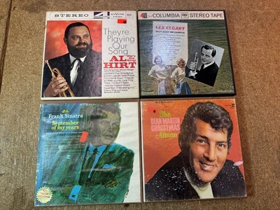 LOT of 18 Reel  Tapes, 7 1/2 and 3 3/4 IPS. Sinatra, Dean Martin, Al Hirt, other Foto 1 de 4