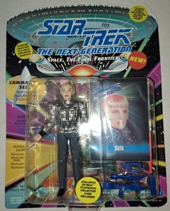 Playmates Star Trek Next Generation 4,5" Commander Sela ungelochte Karte - Bild 1 von 5