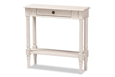 Canina Console Table, Whitewash - Image 1 of 4