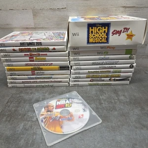Nintendo Wii Lot (21) Lego Batman, Star Wars, NBA 2k10, Sims & More! All Tested! - Picture 1 of 4