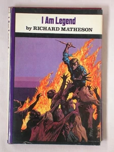 I AM LEGEND Richard Matheson HARDCOVER VAMPIRE BOOK BASIS FOR WILL SMITH MOVIE - Picture 1 of 6