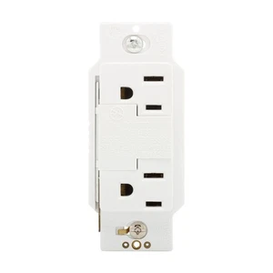 Eaton Verdrahtungsgeräte 1208W - TVSS Recp Duplex 15A 125V SurgeBloc weiß Steckdose - Bild 1 von 1